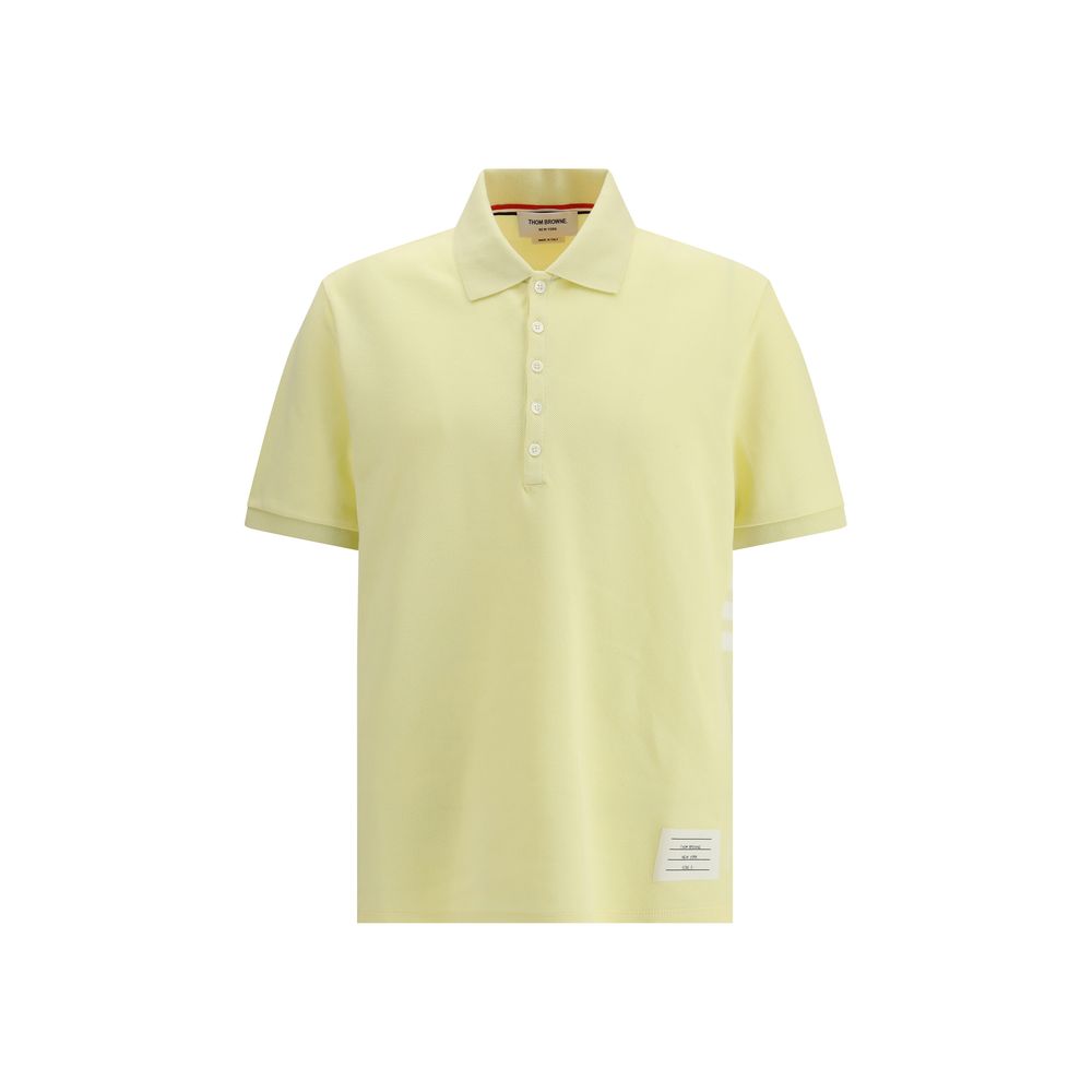 Thom Browne Yellow Cotton Polo Shirt